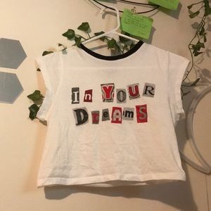 Divided H&M cotton in your dreams crop top